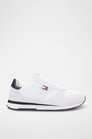 Baskets en nubuck - Blanc