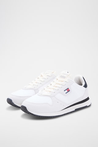 Baskets en nubuck - Blanc