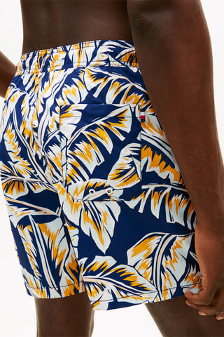 Short de bain - Bleu marine et blanc