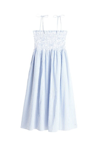 Robe midi en coton biologique - Ciel