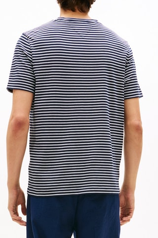 T-shirt - Bleu nuit et écru