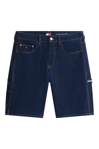 Short relaxed en jean - Bleu