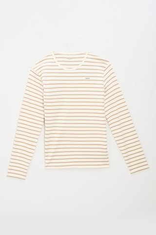 Camiseta - Crudo y camel