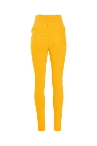 Pantaloni premaman con fascia Matpa - Giallo