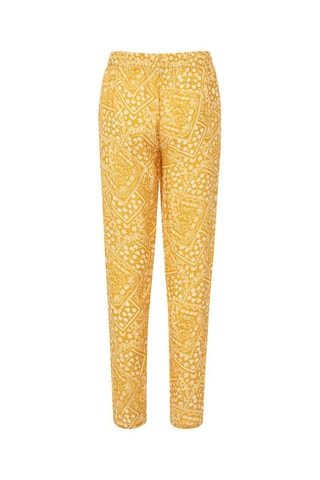 Pantaloni casual Lupanta - Giallo e bianco