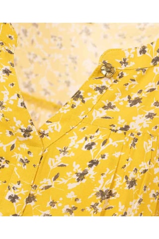 Abito a trapezio Anemone - Giallo