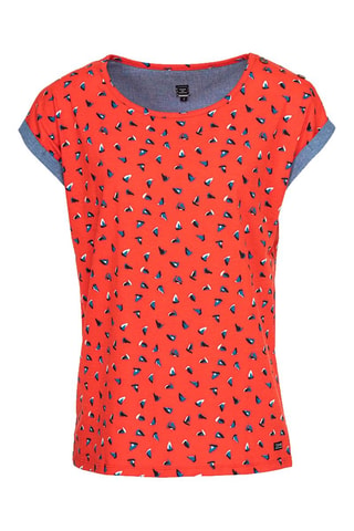 Camiseta Bellat - Naranja y azul 