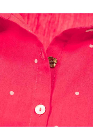 Camisa regular fit Baldellia - Rosa