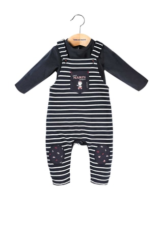 Salopette e t-shirt - Navy