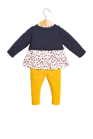 Set 3 pezzi - Navy e giallo