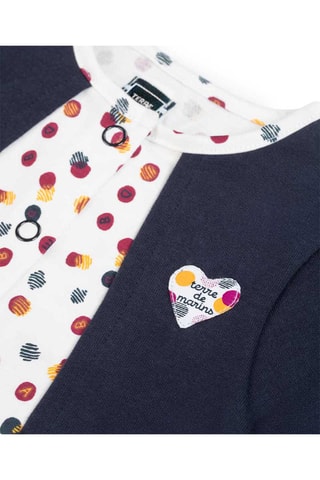 Set 3 pezzi - Navy e giallo