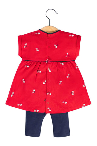 Abito e leggings Zacaria - Rosso