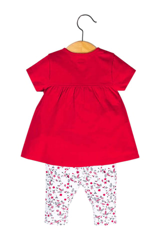 Tunica e leggings Zefiral - Rosso