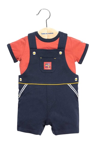 T-shirt e salopette Igori - Blu