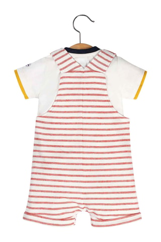 T-shirt e salopette Ikalou - Terracotta