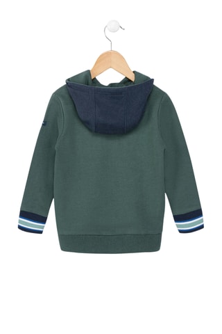 Felpa con cappuccio - Verde