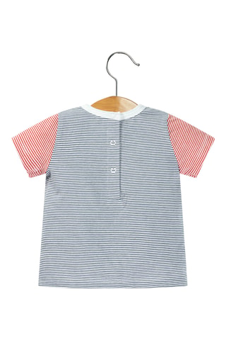 Salopette e t-shirt Revo - Blu