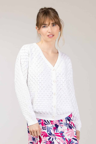 Cardigan - Bianco