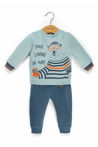 Felpa e pantaloni sportivi - Blu