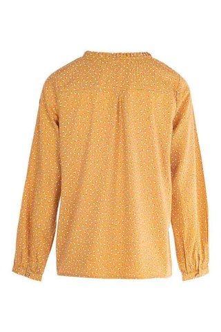 CHEMISE BLOUSE IMPRIME JAUNE FEMME