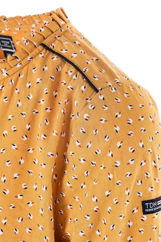 CHEMISE BLOUSE IMPRIME JAUNE FEMME