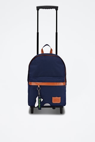 Sac à dos à roulettes Camille - Bleu marine