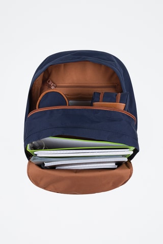 Sac à dos à roulettes Camille - Bleu marine