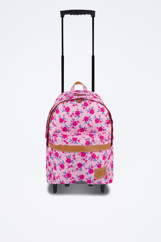 Sac à dos à roulettes Aurore - Rose