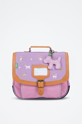 Cartable Mila - Violet et rose