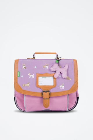 Cartable Mila - Violet et rose