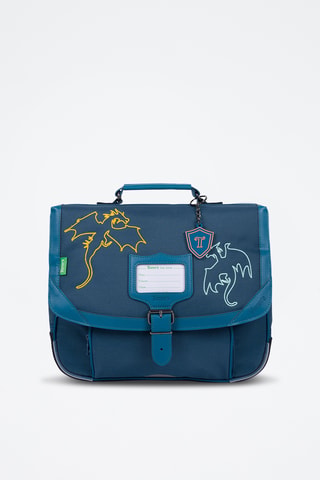 Cartable Merlin - Bleu cobalt