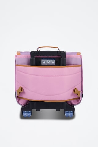 Cartable à roulettes Joy - Violet et rose