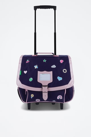 Cartable à roulettes Joy - Violet