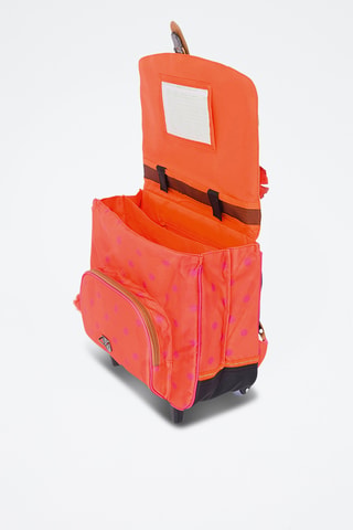Cartable à roulettes Sidonie - Rose
