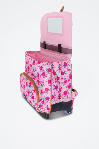 Cartable à roulettes Aurore - Rose