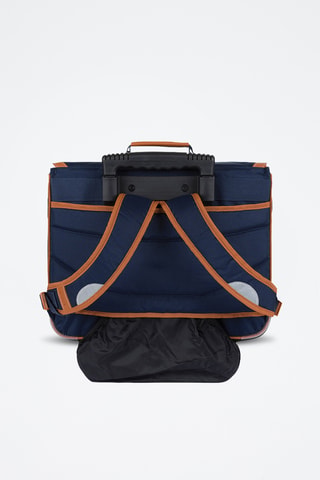 Cartable à roulettes Camille - Bleu marine