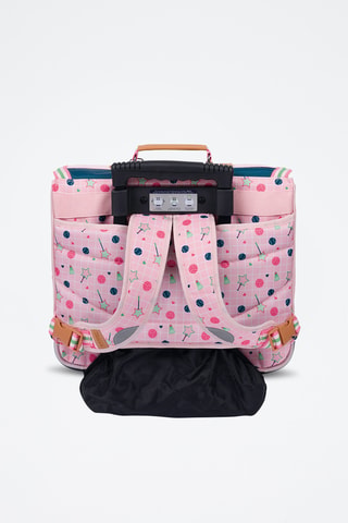 Cartable à roulettes Caroline - Rose