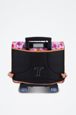Cartable à roulettes Aurore - Rose