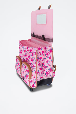 Cartable à roulettes Aurore - Rose
