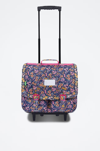 Cartable à roulettes Elena - Bleu marine