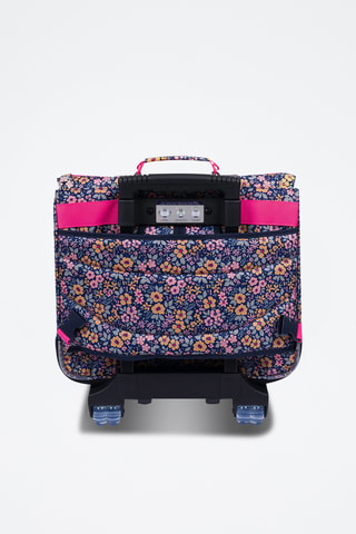 Cartable à roulettes Elena - Bleu marine