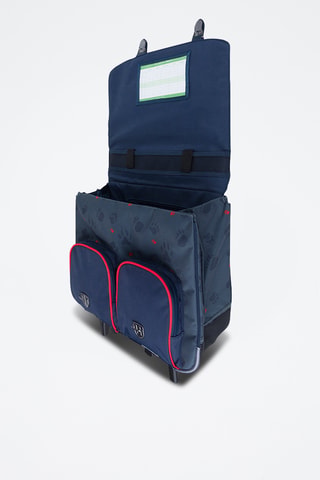Schooltas met Wieltjes Mathys - Grijs
