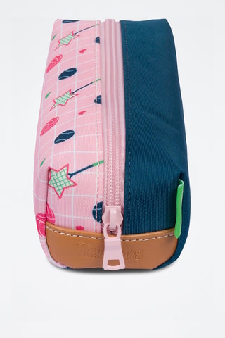 Trousse Caroline - Bleu et rose