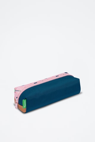Trousse Caroline - Bleu et rose