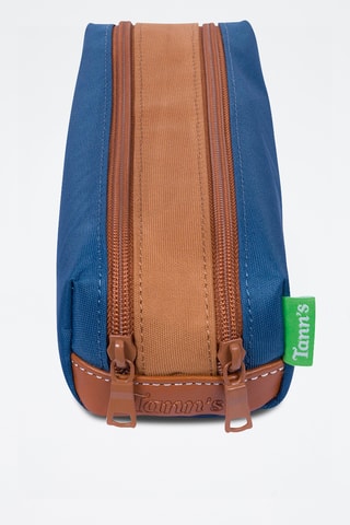 Trousse Nils - Bleu et beige