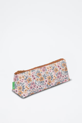 Trousse Héloïse - Marron clair et rose
