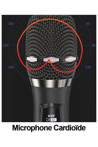 Microfono wireless Bolaris - 2 pezzi - 192 KHz