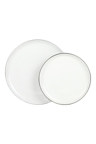 Vajilla de porcelana Selene - 12 piezas