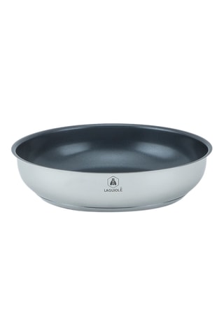 3 cazos y 3 sartenes de acero inoxidable 202 y revestimiento antiadherente Greblon® CK2 y mango extraíble - 16/18/20 cm y 20/24/28 cm - 1,25/2/2,5 l y 1,25/1,8/2,5 l