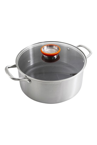 Olla de acero inoxidable con revestimiento de cerámica - 28 cm - 7,5 l